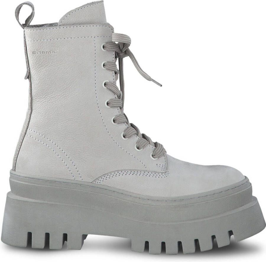 Tamaris Veterboots grijs Leer