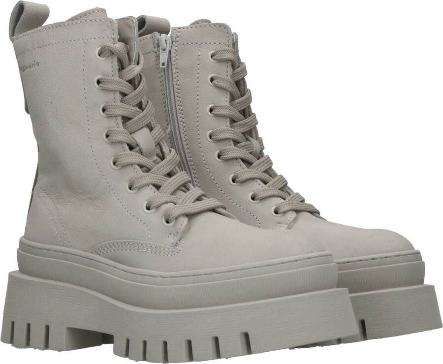 Tamaris Veterboots grijs Leer