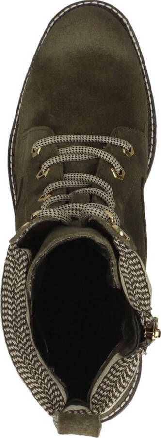 Tamaris Veterboots groen Leer 178139 Dames