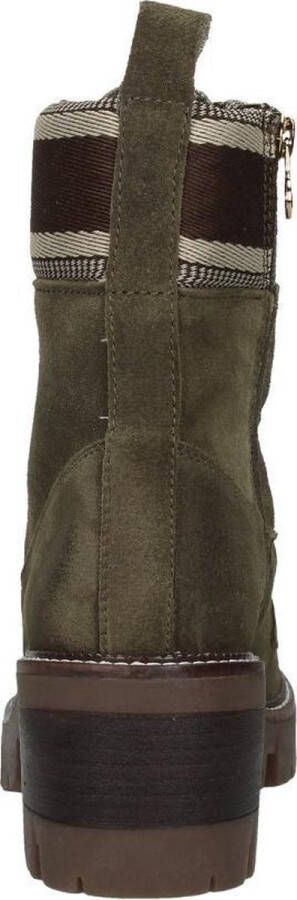 Tamaris Veterboots groen Leer 178139 Dames