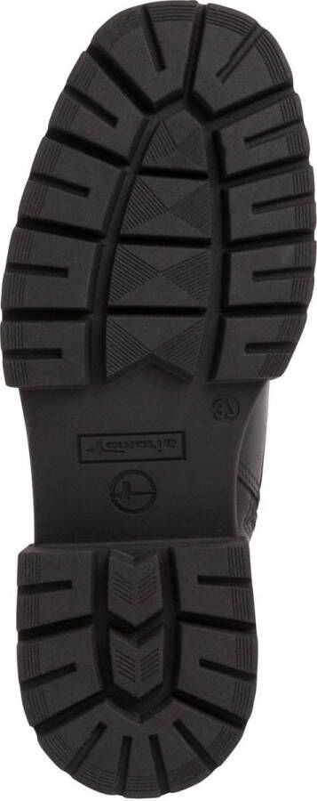 Tamaris Veterboots zwart Leer