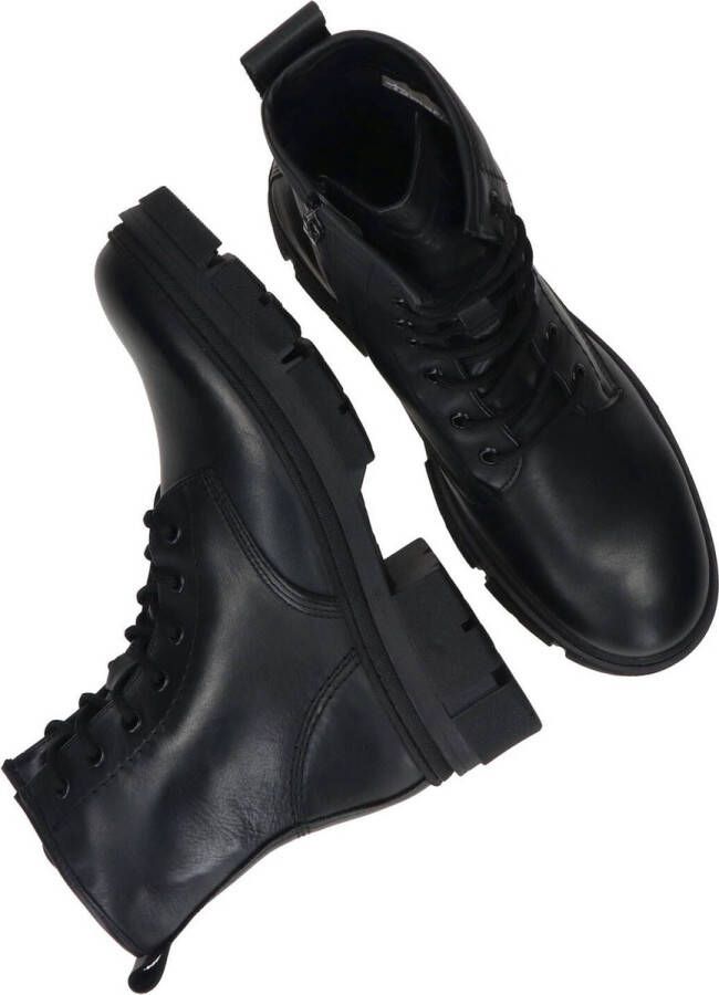 Tamaris Veterboots zwart Leer