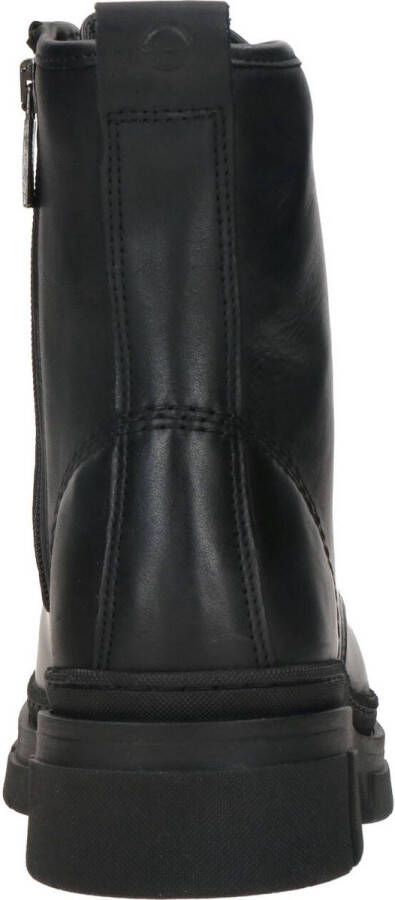 Tamaris Veterboots zwart Leer