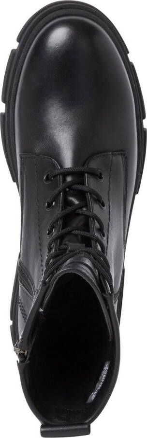 Tamaris Veterboots zwart Leer