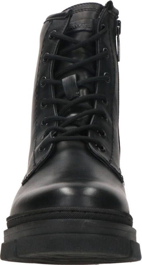 Tamaris Veterboots zwart Leer