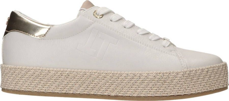 Tamaris Plateausneakers plateau vrijetijdsschoen lage schoen veterschoen in materiaalmix - Foto 17