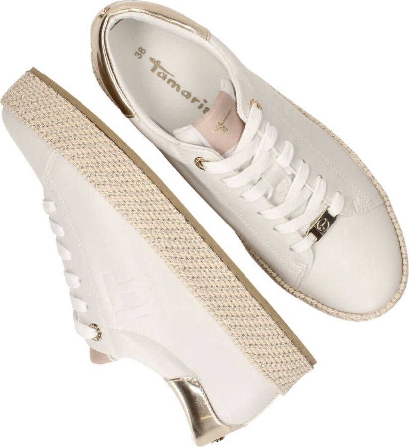 Tamaris Veterschoenen Laag Veterschoenen Laag wit