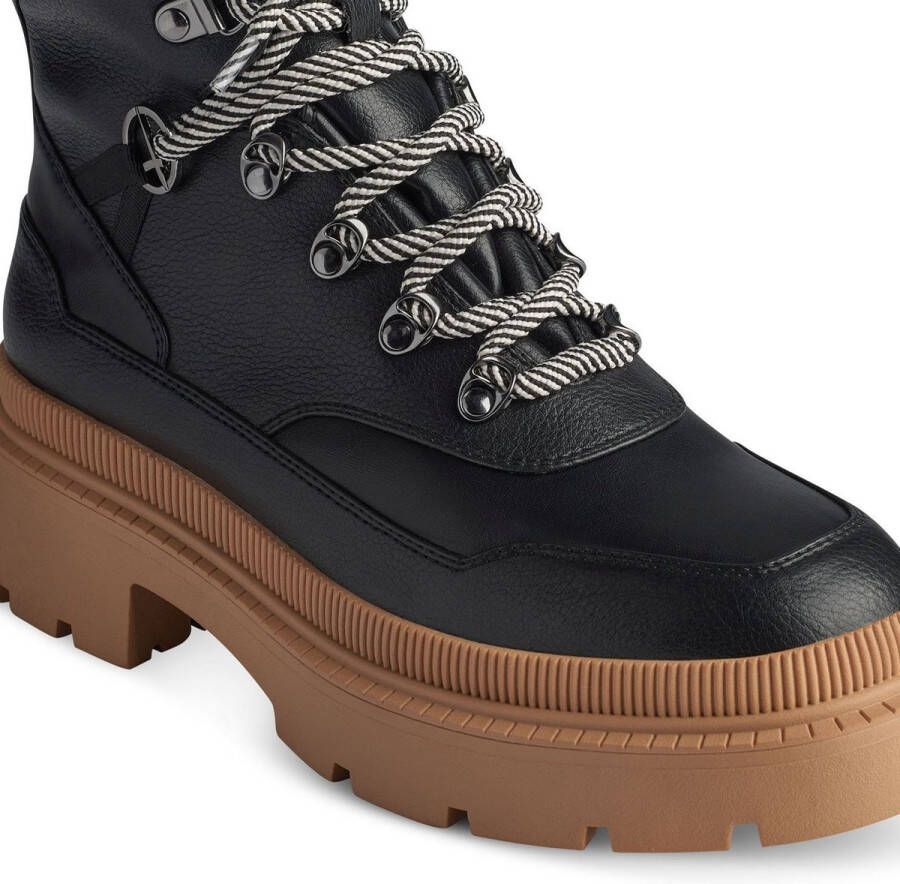 Tamaris Veterschoenen zwart Synthetisch