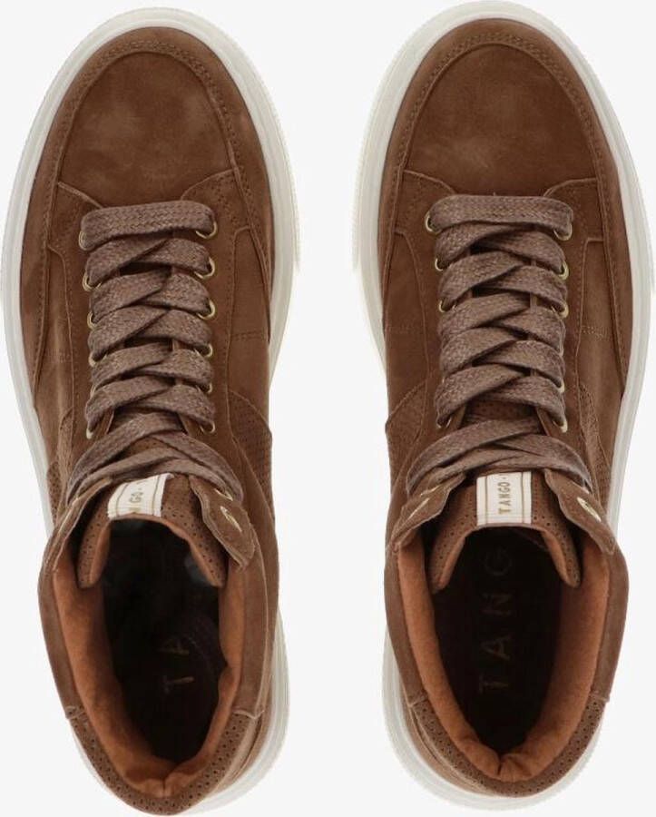 Tango | Alex 12 b brown kid suede sneaker bone white sole - Foto 8