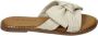 Tango | Audrey 1 b bone white bow slipper cognac sole - Thumbnail 13