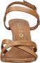 Tango | Ava 6 f camel cross sandal covered heel sole - Thumbnail 13