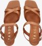 Tango | Ava 6 f camel cross sandal covered heel sole - Thumbnail 14