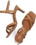 Tango | Ava 6 f camel cross sandal covered heel sole - Thumbnail 7