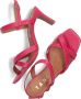 Tango | Ava 6 a bright pink cross sandal covered heel sole - Thumbnail 12