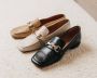 Tango | Eloise 2 b black leather loafer black sole - Thumbnail 3