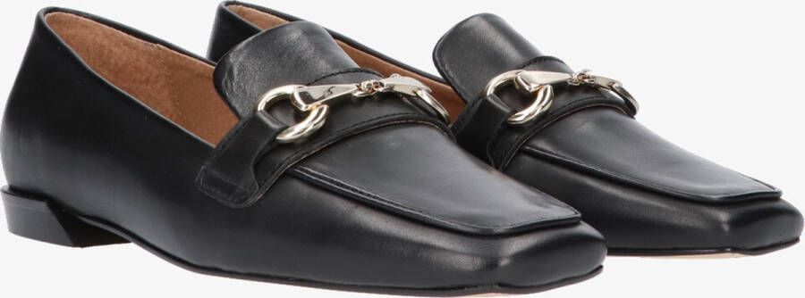 Tango Eloise 2-b black leather loafer black sole