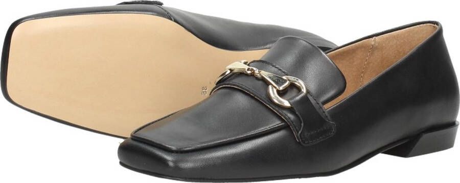 Tango Eloise 2-b black leather loafer black sole