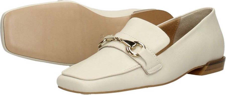 Tango Eloise 2-c off white leather loafer natural sole