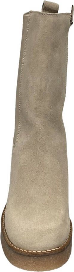 Tango Frida beige suede chelsea boot 300 Dames laarzen beige laarzen dames damessschoenen chelsea laarzen