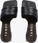 Tango | Laurel 1 d black leather mule covered heel sole - Thumbnail 4