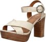 Tango Lou 3-C Sandalen Hak gebroken wit - Thumbnail 8