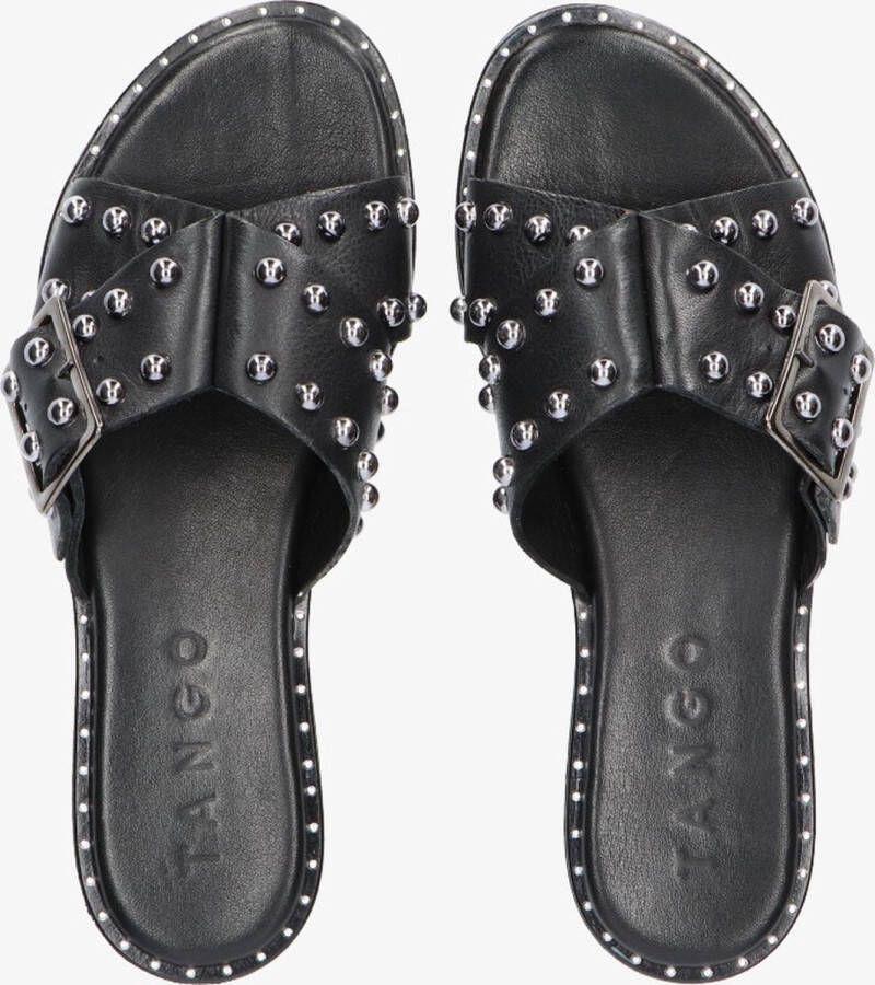 Tango | Mila 31 b black studs cross slipper black sole - Foto 10