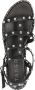 Tango | Mila 32 b black straps sandal studs black sole+studs - Thumbnail 7