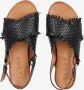 Tango | Mila 33 b black cross sandal cognac sole - Thumbnail 13