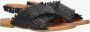 Tango | Mila 33 b black cross sandal cognac sole - Thumbnail 14