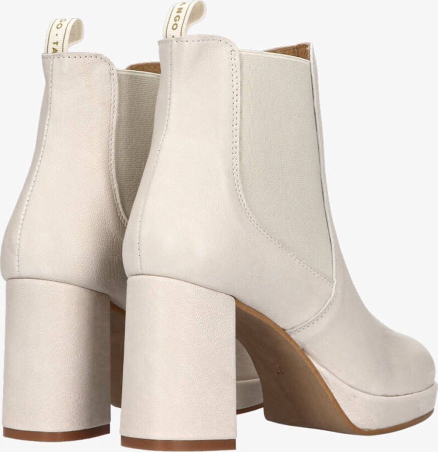 Tango | Nadine 4 c PRE ORDER bone white leather cheslea boot covered sole - Foto 8