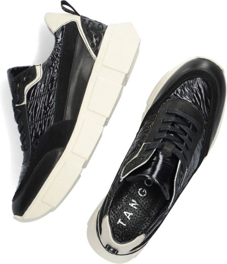 Tango Norah 1 Lage sneakers Leren Sneaker Dames Zwart