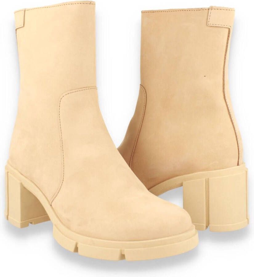 Tango Dames Romy Heel 1-C Soft Beige Nubuck Boot BEIGE - Foto 8