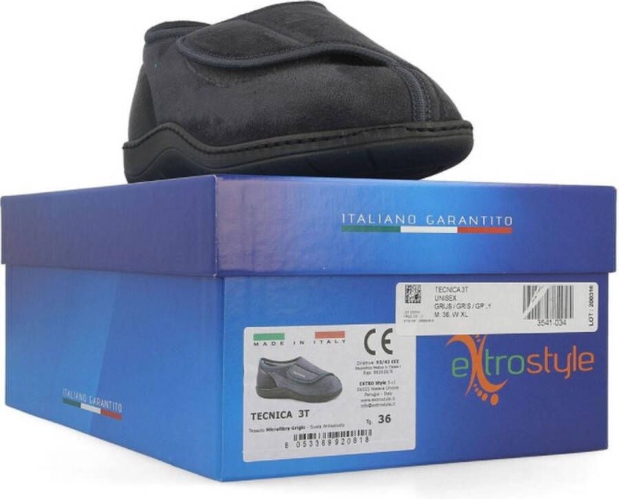 Tecnica 3T Pantoffel Comfortschoen Laag Unisex wijdte XL grijs - Foto 3