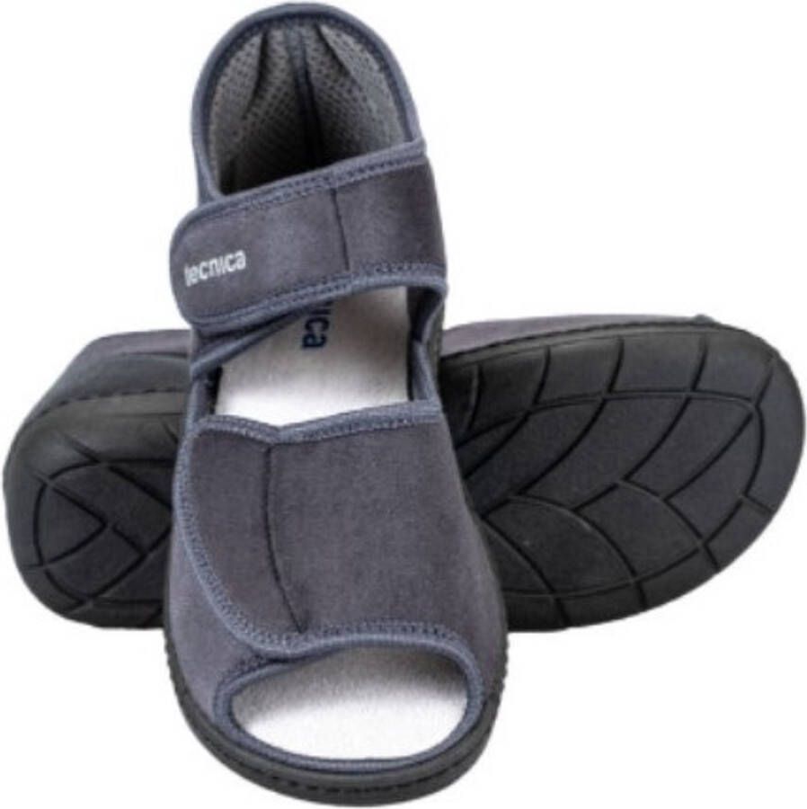 Tecnica 5 Pantoffel Comfortsandaal- Laag Unisex wijdte XL grijs - Foto 4