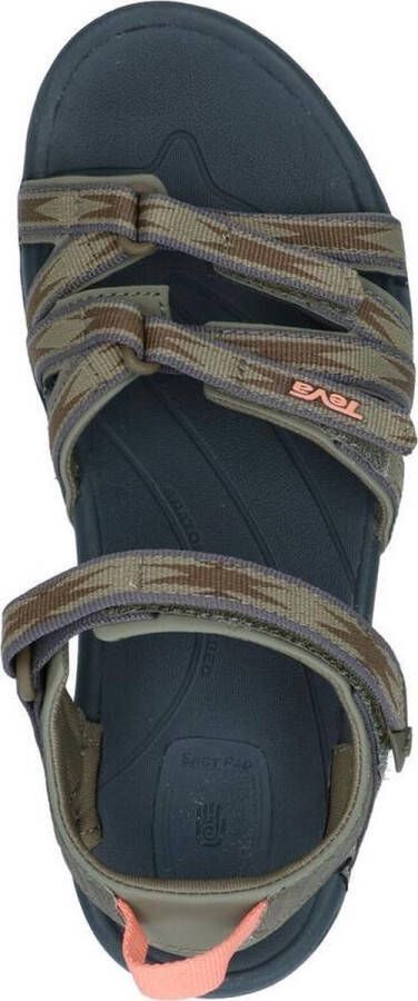 Teva Dames Sandalen zwart groen