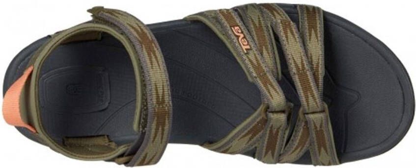 Teva Dames Sandalen zwart groen