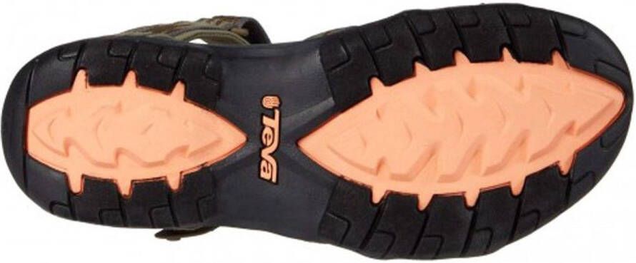 Teva Dames Sandalen zwart groen