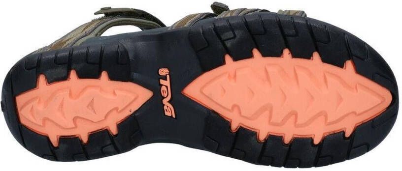 Teva Dames Sandalen zwart groen