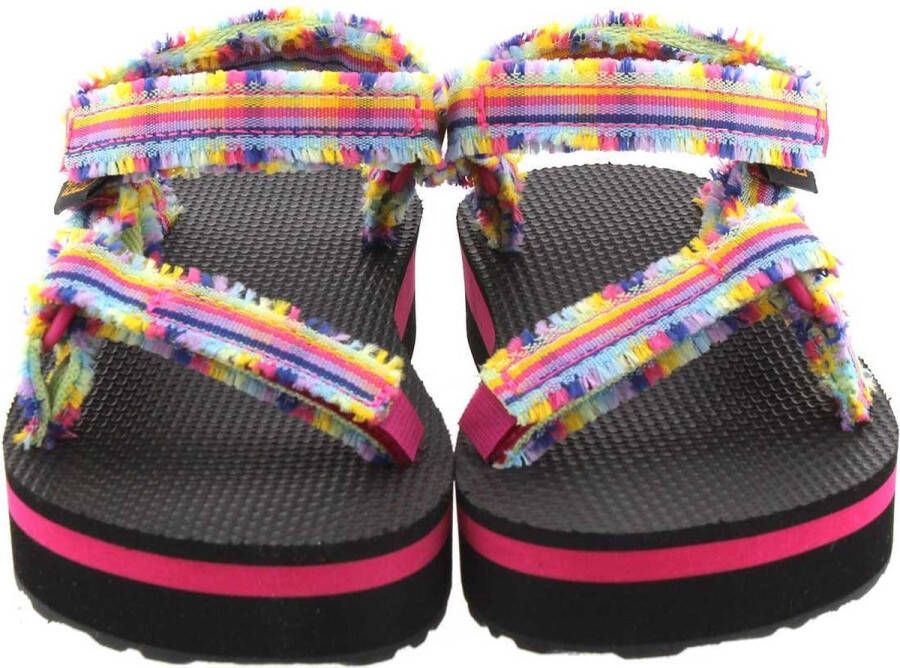 Teva Midform Fray Kids Sandalen Kinderen Turkoois Assorti Gemengd - Foto 10