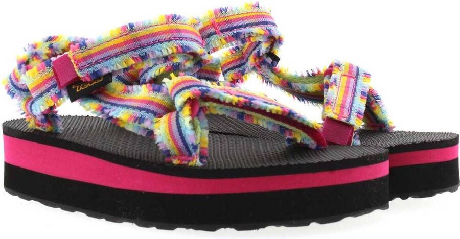 Teva Midform Fray Kids Sandalen Kinderen Turkoois Assorti Gemengd - Foto 11