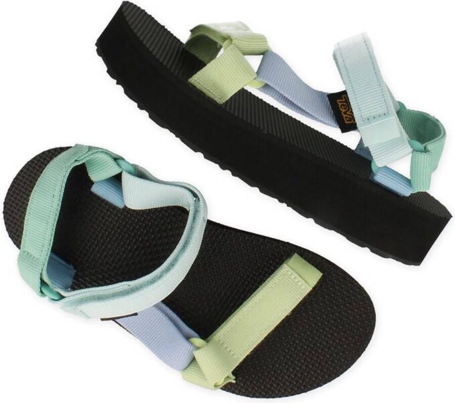 Teva K Midform Universal Sandalen Dames Junior Blauw Groen