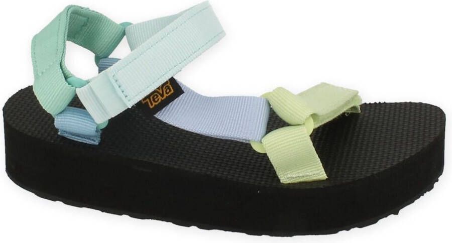 Teva K Midform Universal Sandalen Dames Junior Blauw Groen