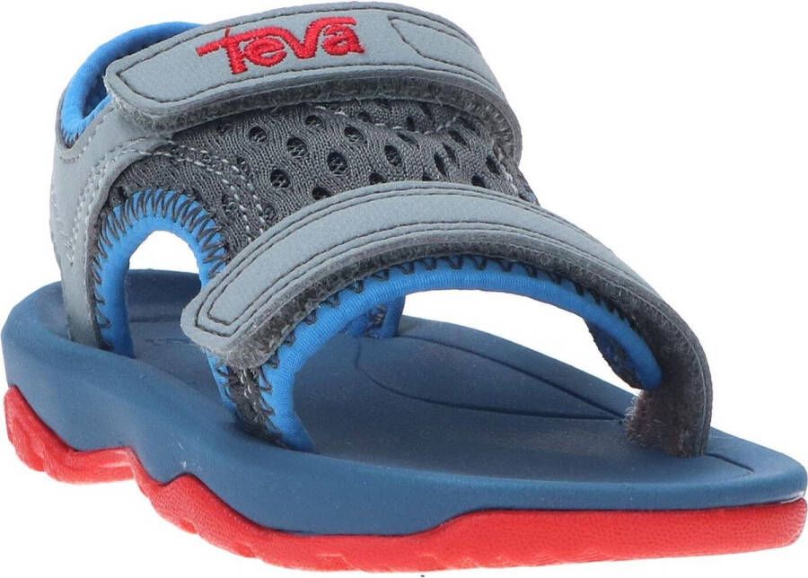 Teva Kids Sandalen blauw grijs rood