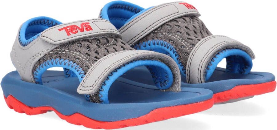 Teva Kids Sandalen blauw grijs rood