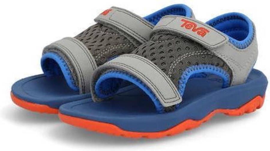 Teva Kids Sandalen blauw grijs rood