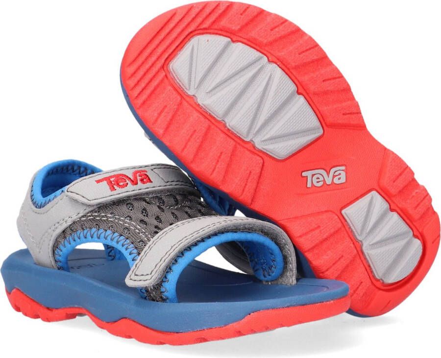 Teva Kids Sandalen blauw grijs rood