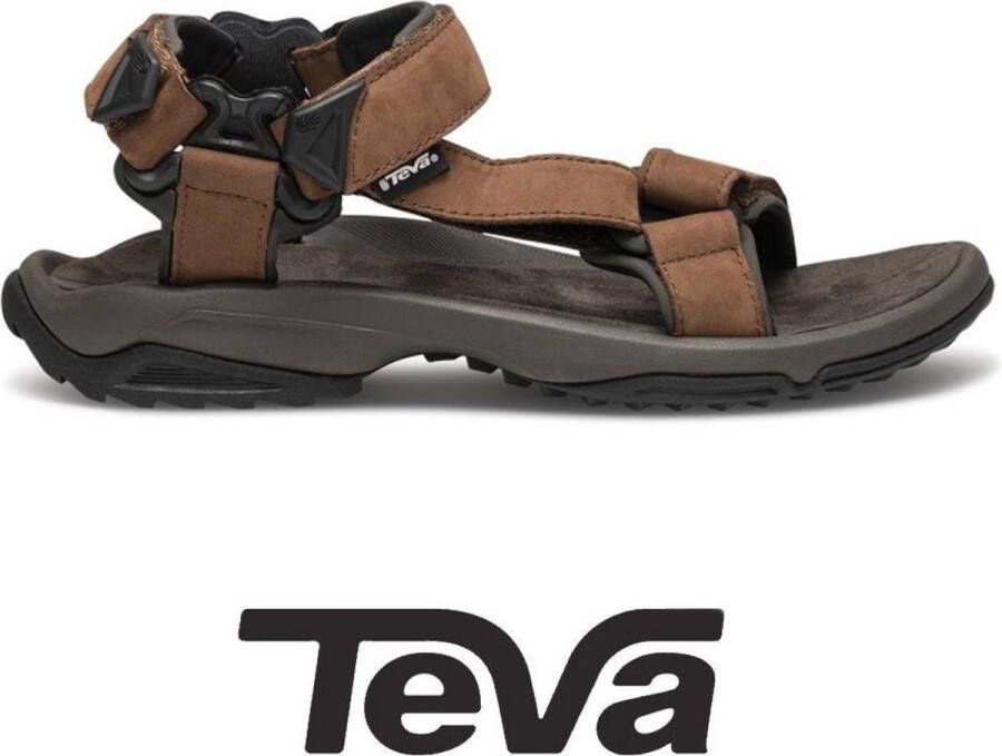 Teva Terra Fi Lite Leather Wandelsandalen Heren Bruin - Foto 4