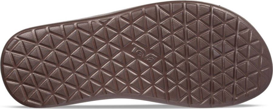 Teva Voya Flip Leather teenslippers heren donker bruin - Foto 4