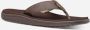 Teva Voya Flip Leather teenslippers heren donker bruin - Thumbnail 9