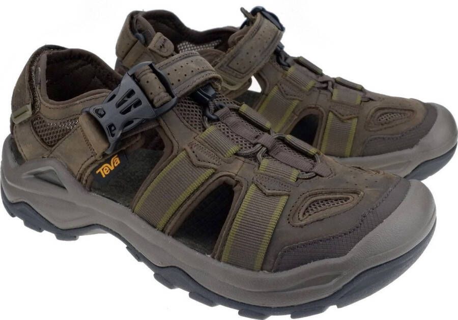 Teva Omnium 2 Leather Heren Sandaal Leer Bruin